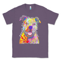 Lavender pitbull t  shirt beware of pitbulls they will steal your heart t  shir Classic Tee - linhVisuals