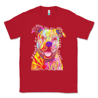Red pitbull t  shirt beware of pitbulls they will steal your heart t  shir Classic Tee - linhVisuals