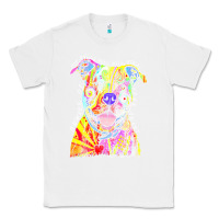White pitbull t  shirt beware of pitbulls they will steal your heart t  shir Classic Tee - linhVisuals