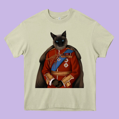 Pet Portraits, Custom Pet Portraits, Renaissance Pet Portraits, Custom Heavy Core Tee Designed By Ranaportraitstore