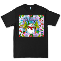 Black Chillin Snow Premium Tee - CowhideDigitalArt
