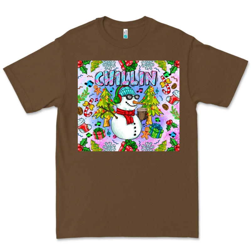 Chillin Snow Premium Tee by CowhideDigitalArt | Teevron