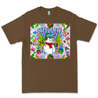 Cacao Chillin Snow Premium Tee - CowhideDigitalArt