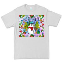 Dove Grey Chillin Snow Premium Tee - CowhideDigitalArt