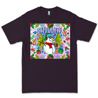 Plum Chillin Snow Premium Tee - CowhideDigitalArt