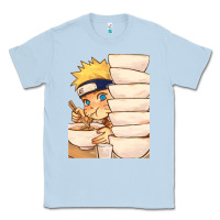 Dusty Blue Nar Manga Ruto Ramen Classic Tee - linhVisuals