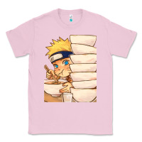 Bubblegum Pink Nar Manga Ruto Ramen Classic Tee - linhVisuals