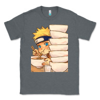 Charcoal Heather Nar Manga Ruto Ramen Classic Tee - linhVisuals