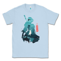 Dusty Blue Nier Automata Classic Tee - linhVisuals