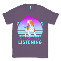 Lavender beagle t  shirt i hear you i'm just not listening beagle lover t  shir Classic Tee - linhVisuals