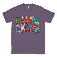 Lavender Western Happy Easter Classic Tee - BundleAndBundleShop