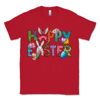 Red Western Happy Easter Classic Tee - BundleAndBundleShop