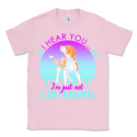 Bubblegum Pink beagle t  shirt i hear you i'm just not listening beagle lover t  shir Classic Tee - linhVisuals