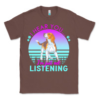 Chestnut beagle t  shirt i hear you i'm just not listening beagle lover t  shir Classic Tee - linhVisuals