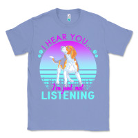 Colony Blue beagle t  shirt i hear you i'm just not listening beagle lover t  shir Classic Tee - linhVisuals