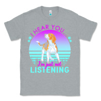 Heather Grey beagle t  shirt i hear you i'm just not listening beagle lover t  shir Classic Tee - linhVisuals