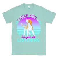 Seafoam beagle t  shirt i hear you i'm just not listening beagle lover t  shir Classic Tee - linhVisuals