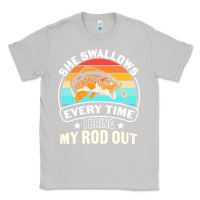 Moon Dust she swallows every time i bring my rod t  shirt she swallows every tim Classic Tee - linhVisuals