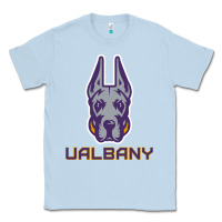 Dusty Blue Ualbany Great Danes Classic Tee - linhVisuals