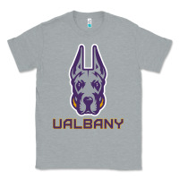Heather Grey Ualbany Great Danes Classic Tee - linhVisuals