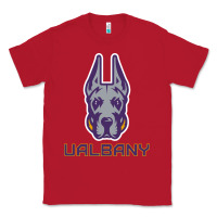 Red Ualbany Great Danes Classic Tee - linhVisuals