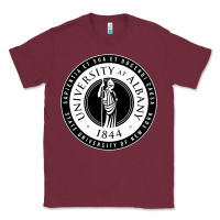 Burgundy University Albany Suny Classic Tee - linhVisuals