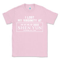 Bubblegum Pink i lost my virginity at shen yun 2022   t shirt Classic Tee - linhVisuals