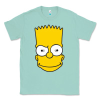 Seafoam kartun bart simpson mask Classic Tee - linhVisuals