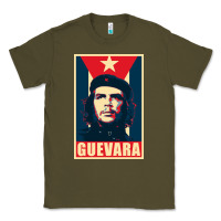 Army Green guevara Classic Tee - linhVisuals