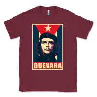 Burgundy guevara Classic Tee - linhVisuals