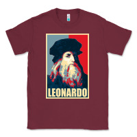 Burgundy leonardo Classic Tee - linhVisuals