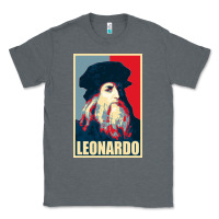 Charcoal Heather leonardo Classic Tee - linhVisuals
