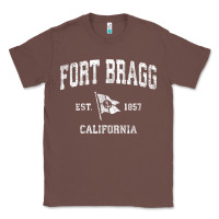 Chestnut fort bragg california ca vintage boat anchor flag design tee Classic Tee - linhVisuals