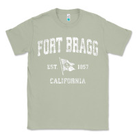 Matcha fort bragg california ca vintage boat anchor flag design tee Classic Tee - linhVisuals