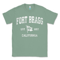 Sage fort bragg california ca vintage boat anchor flag design tee Classic Tee - linhVisuals