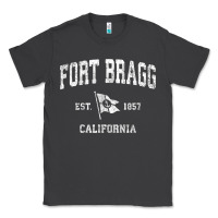 Smoke fort bragg california ca vintage boat anchor flag design tee Classic Tee - linhVisuals