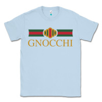 Dusty Blue Gnocchi Classic Fashion Parody Pasta Noodles Italian Classic Tee - linhVisuals