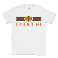 White Gnocchi Classic Fashion Parody Pasta Noodles Italian Classic Tee - linhVisuals
