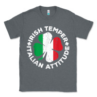 Charcoal Heather irish temper italian attitude t shirt st patrick's day t shirt Classic Tee - linhVisuals