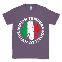 Lavender irish temper italian attitude t shirt st patrick's day t shirt Classic Tee - linhVisuals