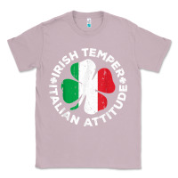 Lilac irish temper italian attitude t shirt st patrick's day t shirt Classic Tee - linhVisuals