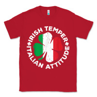 Red irish temper italian attitude t shirt st patrick's day t shirt Classic Tee - linhVisuals
