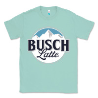 Seafoam BUSCH LATTE COOL Classic Tee - linhVisuals