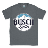Charcoal Heather BUSCH LATTE COOL Classic Tee - linhVisuals