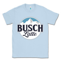 Dusty Blue BUSCH LATTE COOL Classic Tee - linhVisuals