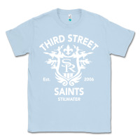 Dusty Blue saints row 3 tribute emblem Classic Tee - linhVisuals