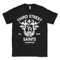 Black saints row 3 tribute emblem Classic Tee - linhVisuals