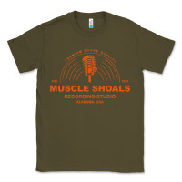 Army Green recording studio Classic Tee - linhVisuals