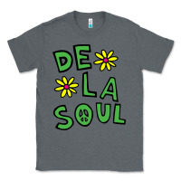 Charcoal Heather original de la soul music Classic Tee - linhVisuals