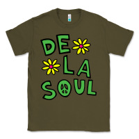 Army Green original de la soul music Classic Tee - linhVisuals